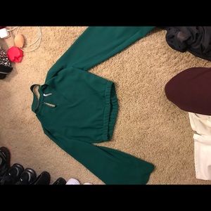 GREEN CROP TOP XS ZARA